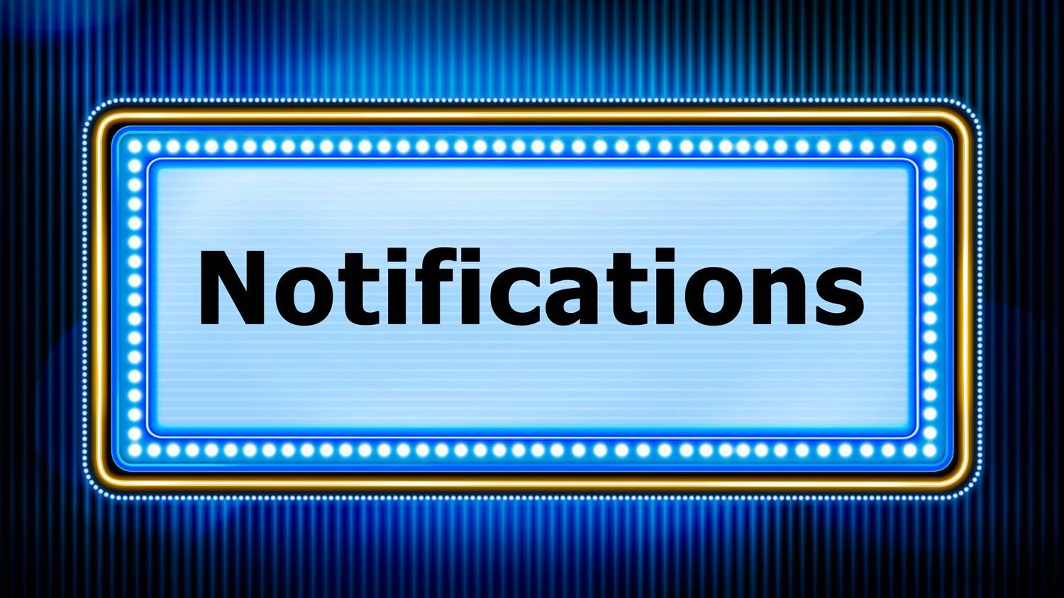 Notifications